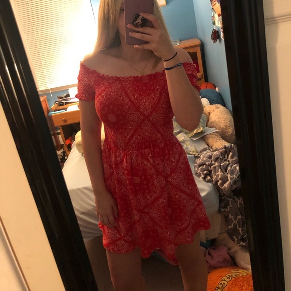 Red Bandana Romper, L - Picture 2 of 2